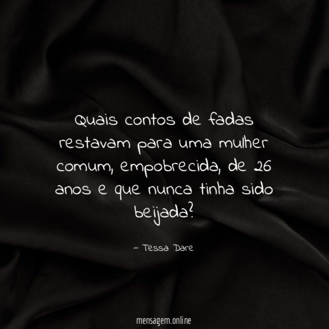 Quais contos de fadas restavam para uma mulher comum