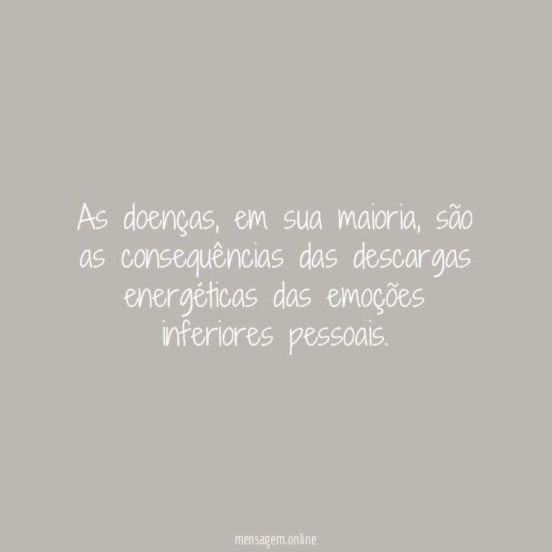 As doenças