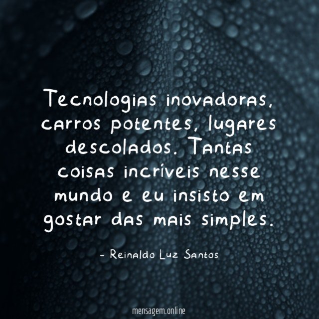 Tecnologias inovadoras