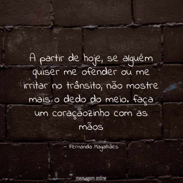 A partir de hoje