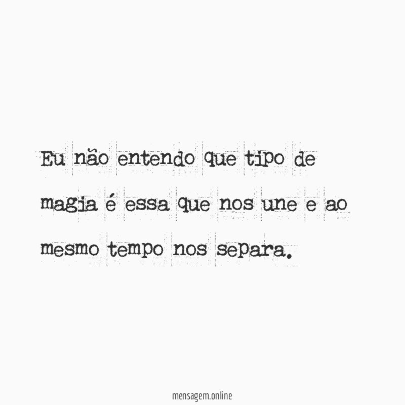 Eu não entendo que tipo de magia é