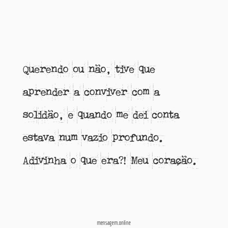Querendo ou não