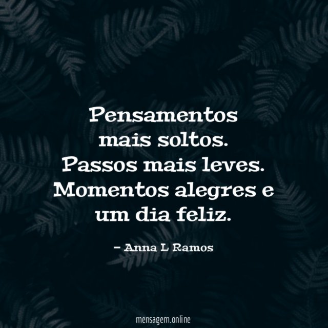 Pensamentos mais soltos