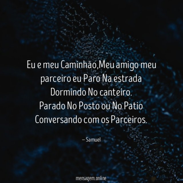 Eu e meu Caminhão