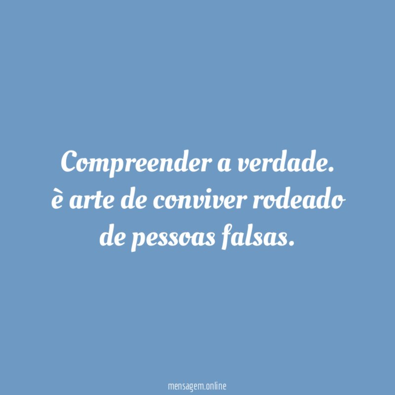 Compreender a verdade