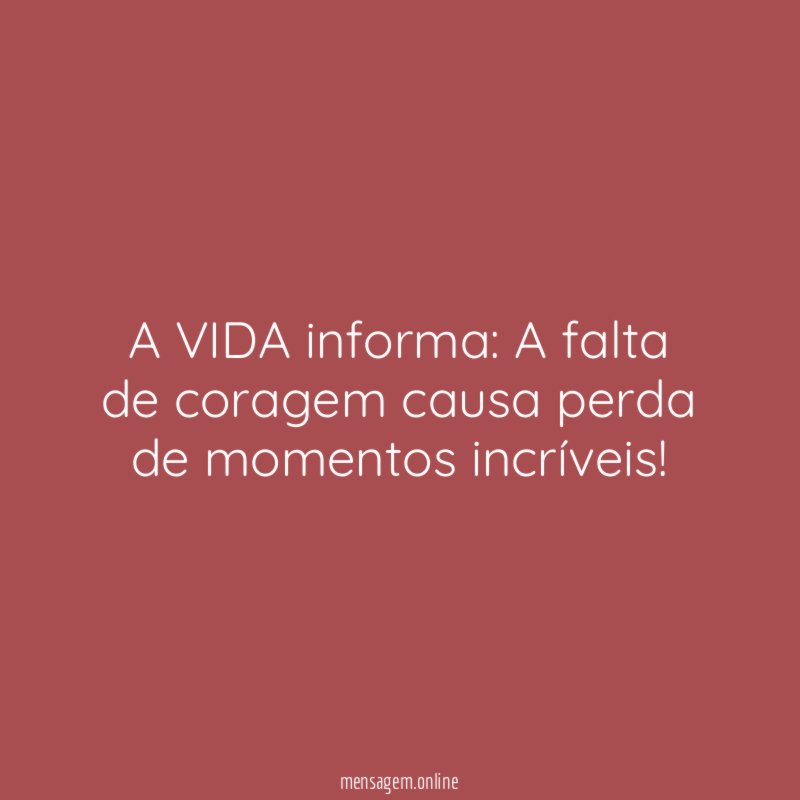 A VIDA informa