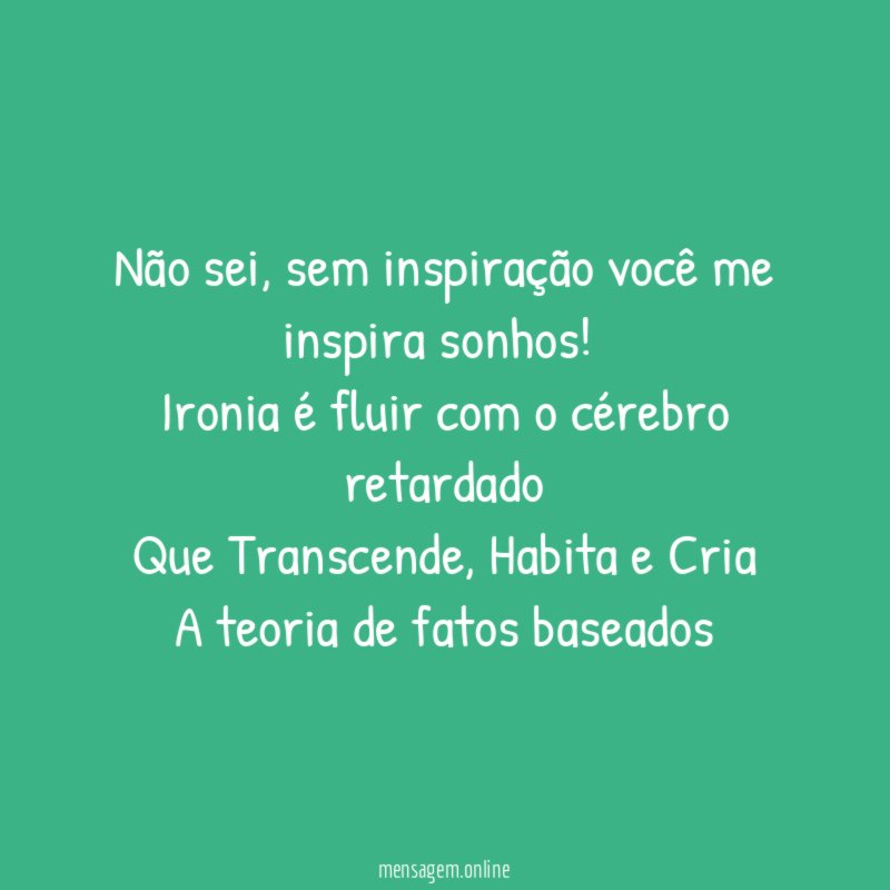 Não sei