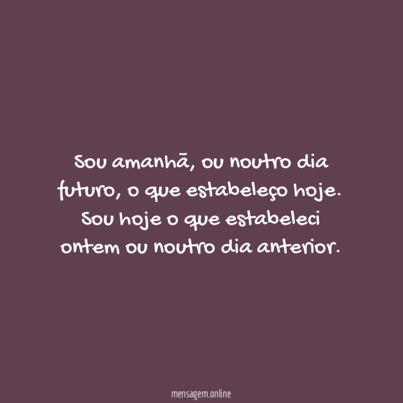 Sou amanhã