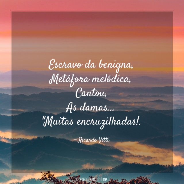 Escravo da benigna