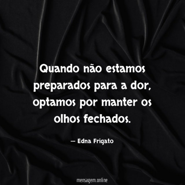 Quando não estamos preparados para a dor