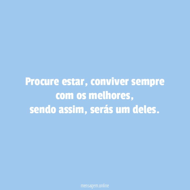 Procure estar