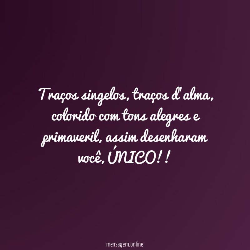 Traços singelos