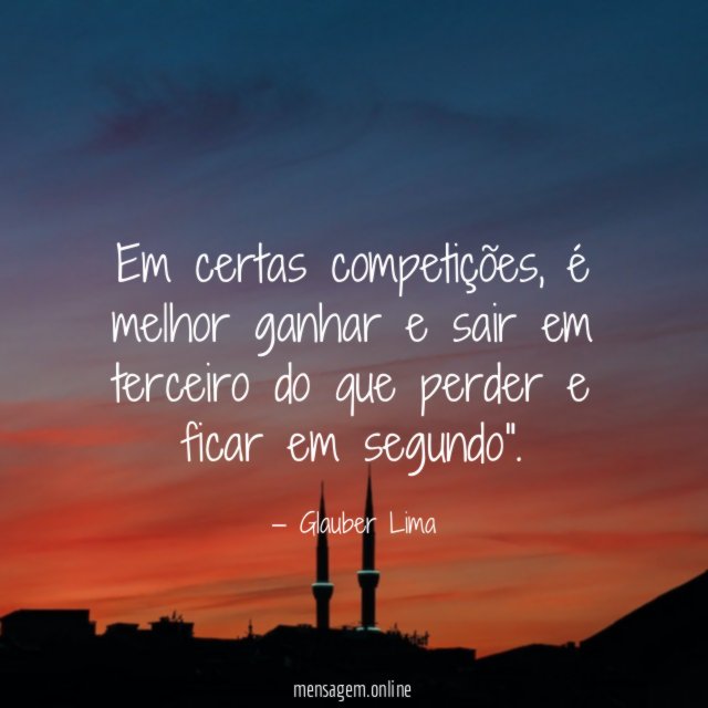 Em certas competições
