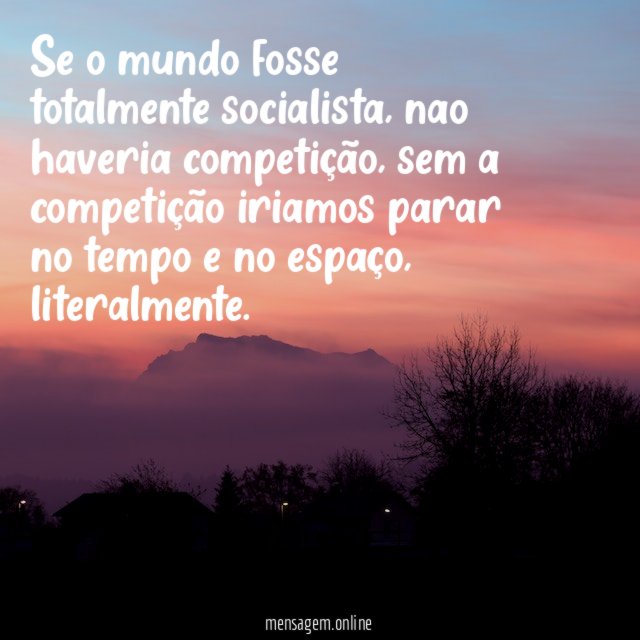 Se o mundo fosse totalmente socialista