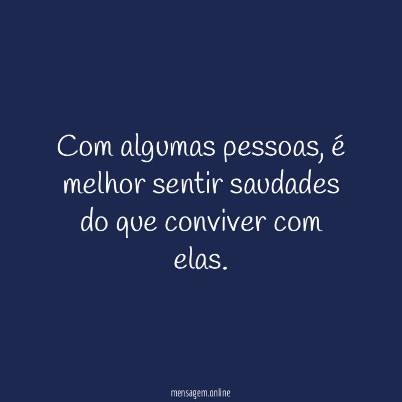 Com algumas pessoas