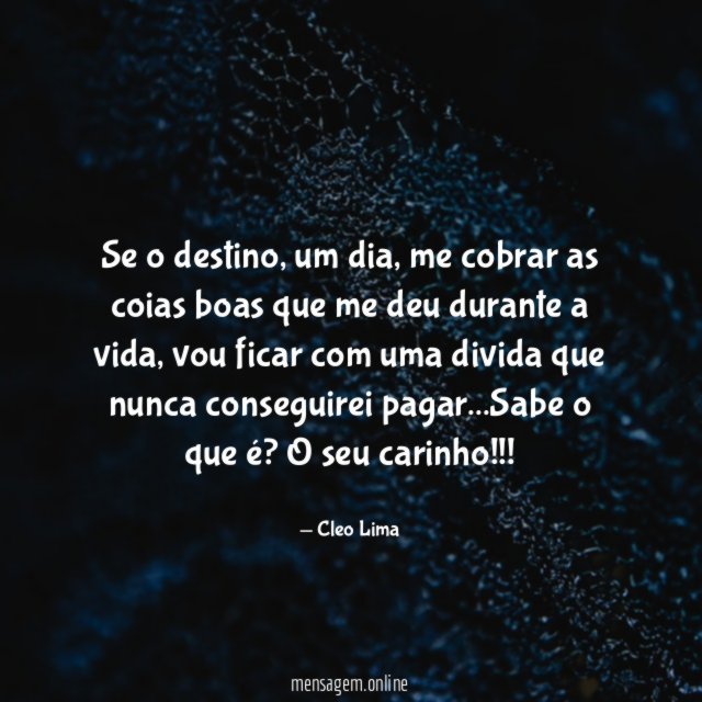 Se o destino