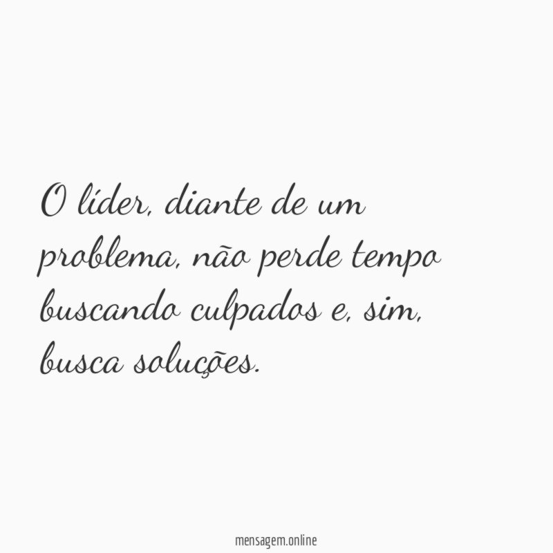 O líder