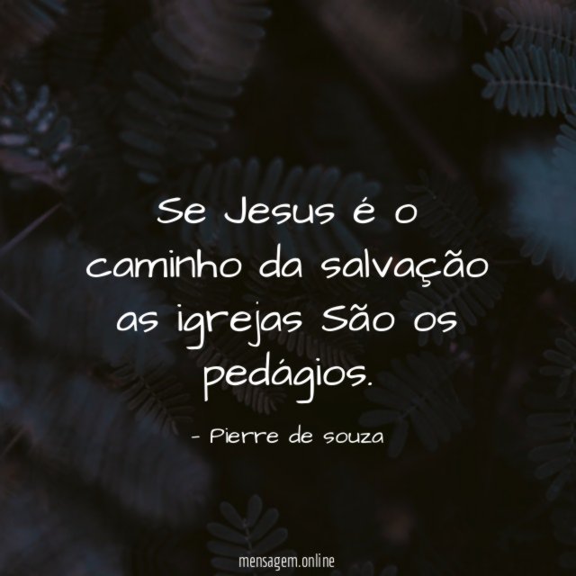 Se Jesus é o caminho da salvação as