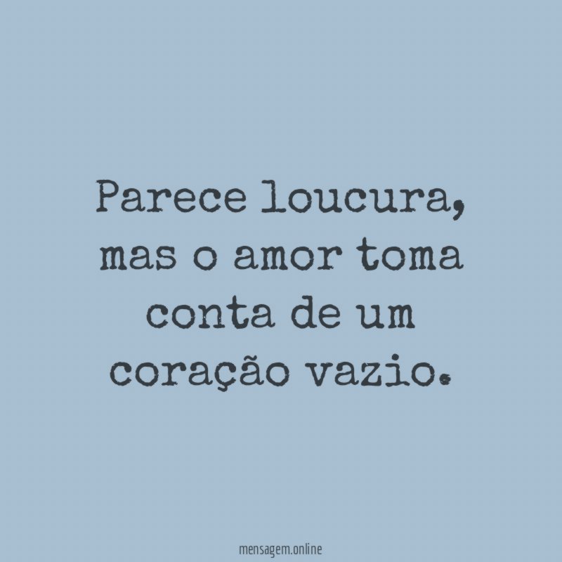 Parece loucura