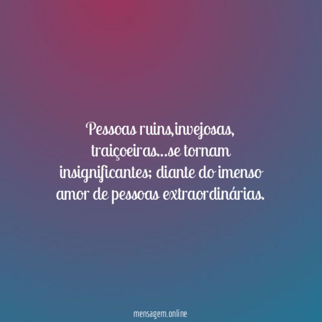 Pessoas ruins
