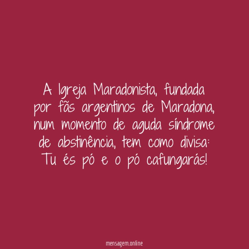 A Igreja Maradonista