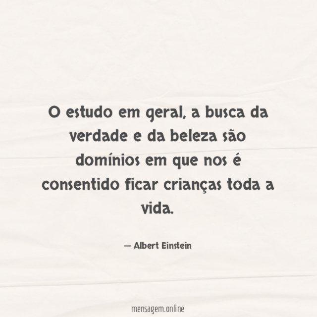 O estudo em geral