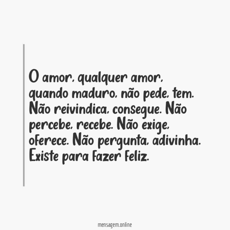 O amor