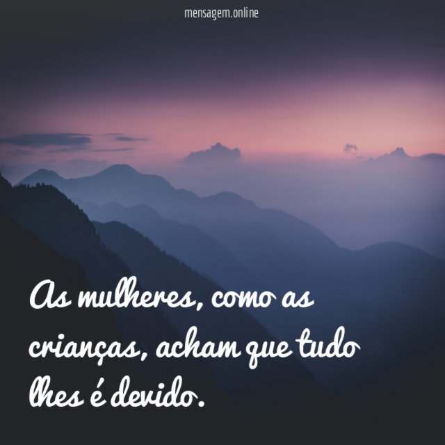 As mulheres