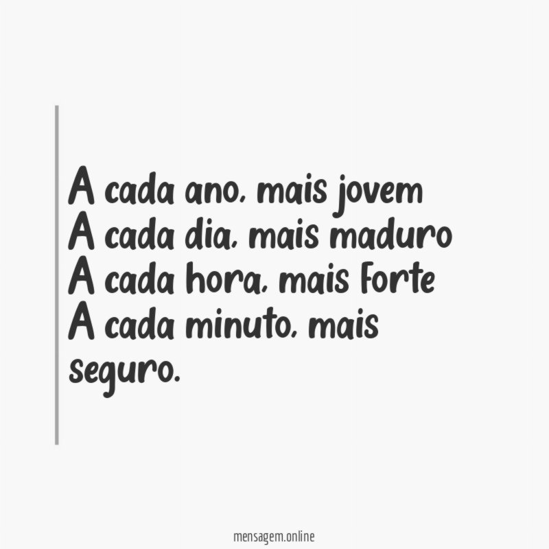 A cada ano