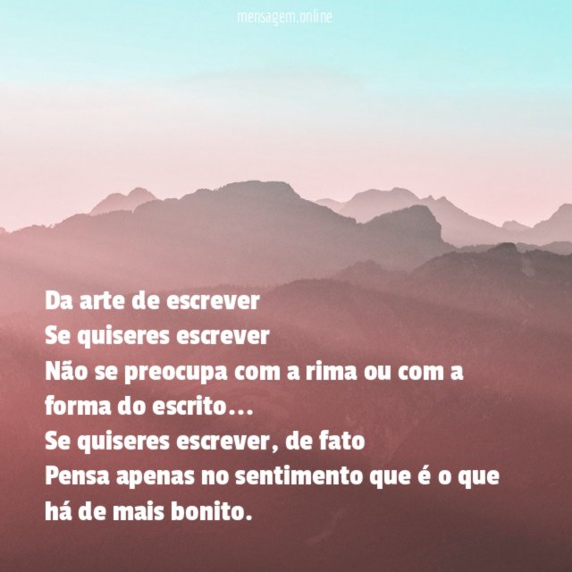Da arte de escrever