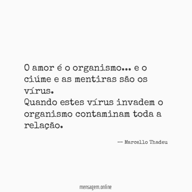 O amor é o organismo