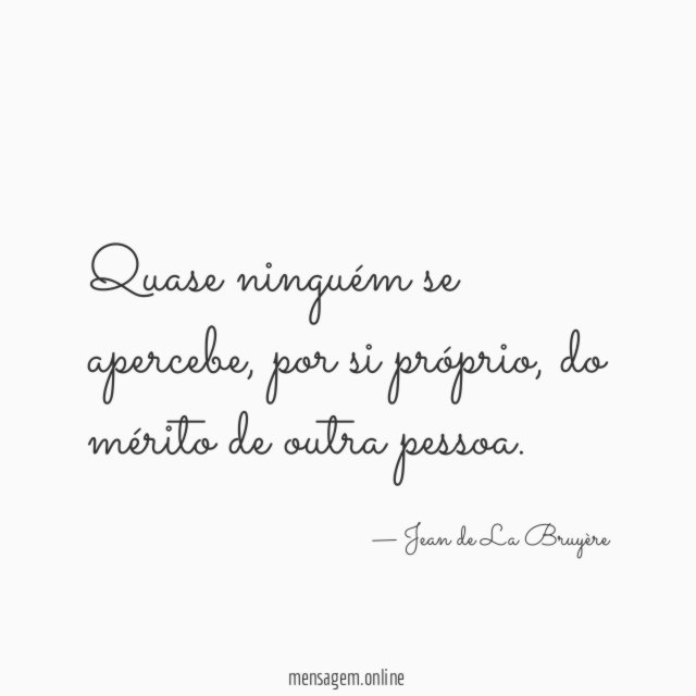 Quase ninguém se apercebe