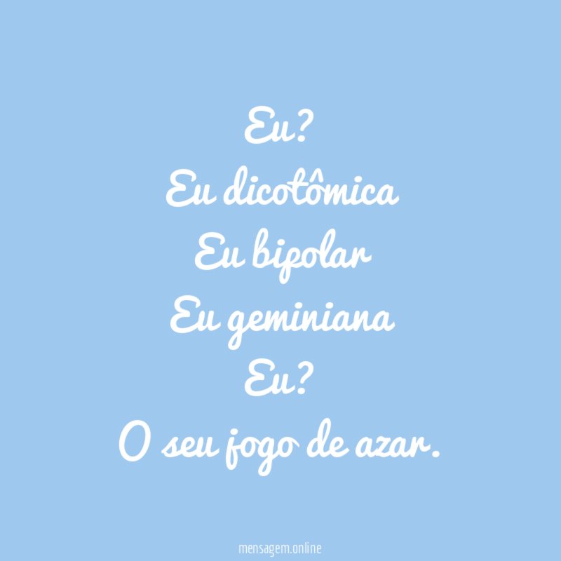 Eu?