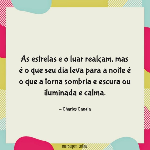 As estrelas e o luar realçam