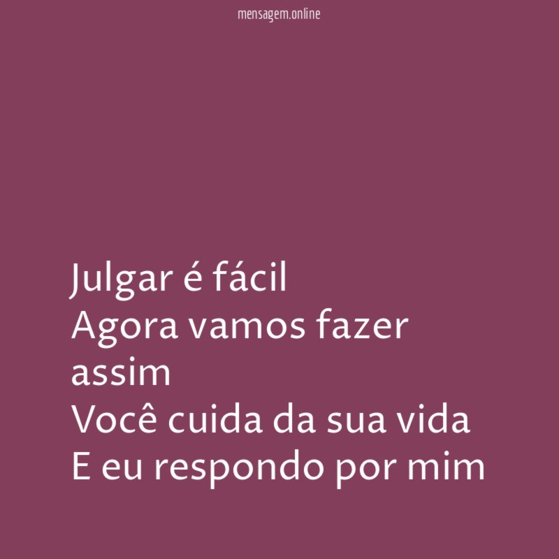 Julgar é fácil Agora vamos fazer assim Você cuida da