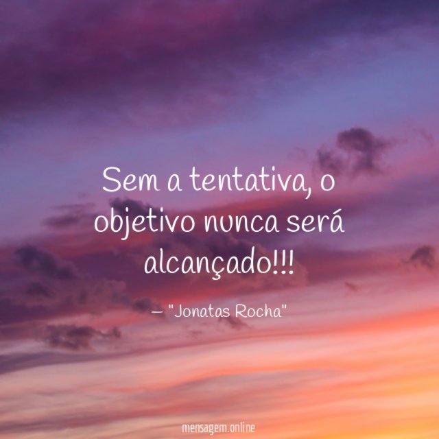 Sem a tentativa