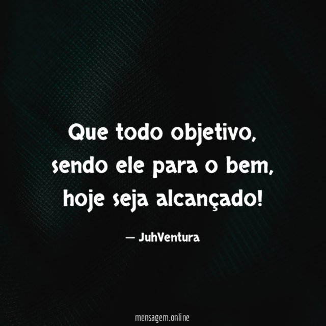 Que todo objetivo