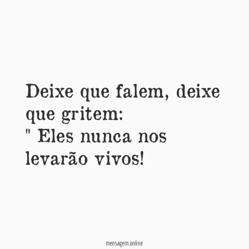 Deixe que falem
