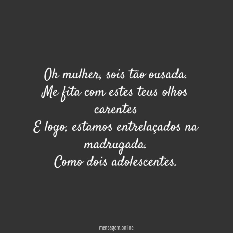 Oh mulher