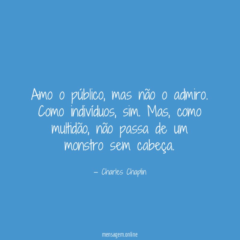 Amo o público
