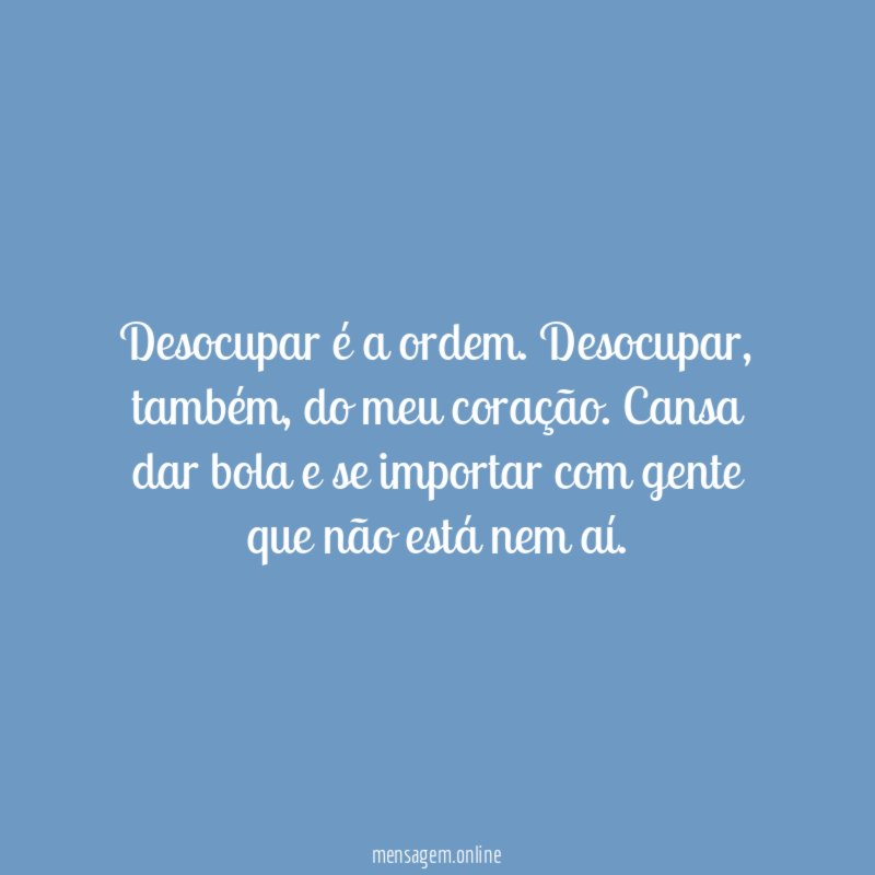 Desocupar é a ordem