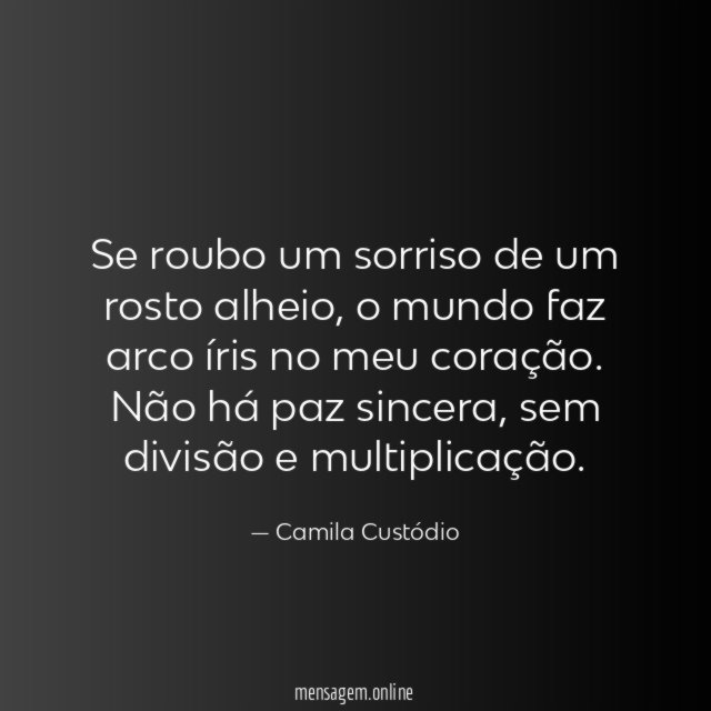 Se roubo um sorriso de um rosto alheio