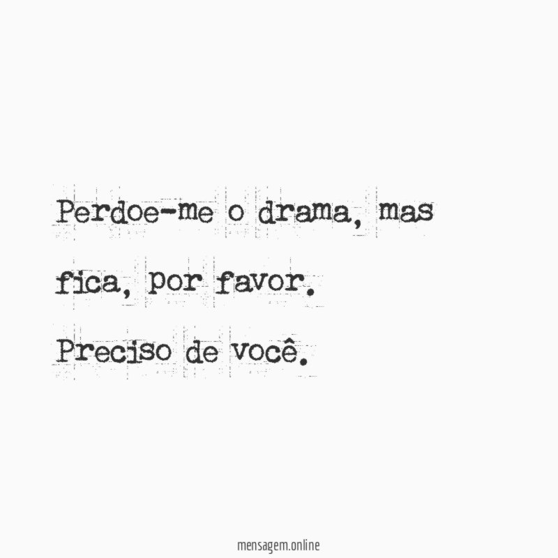 Perdoe-me o drama