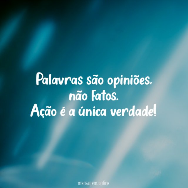 Palavras são opiniões