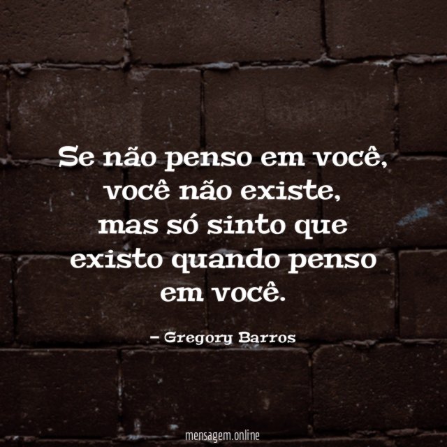 Se não penso em você