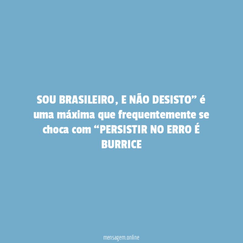 SOU BRASILEIRO