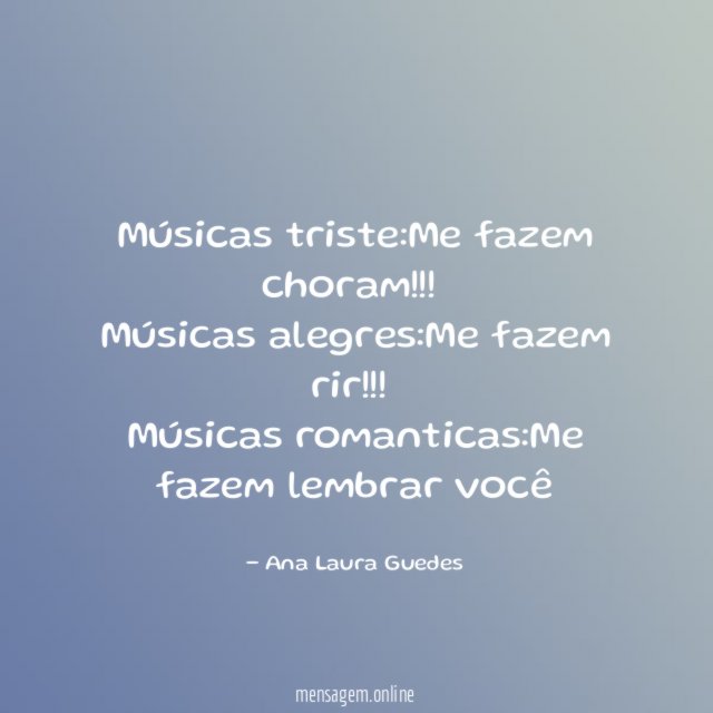 Músicas triste