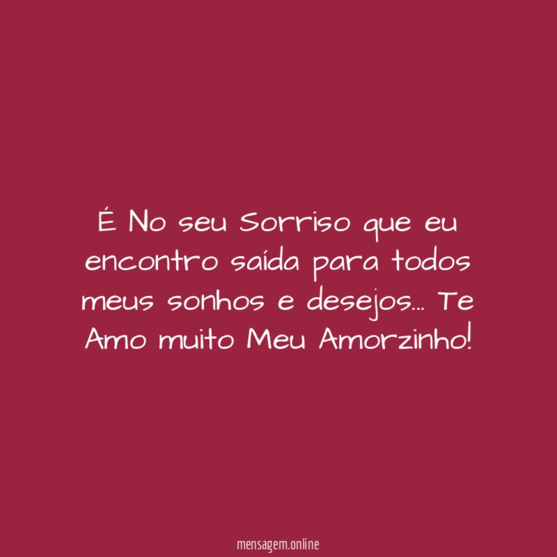 É No seu Sorriso que eu encontro saída