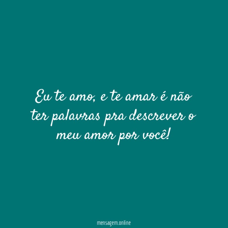 Eu te amo