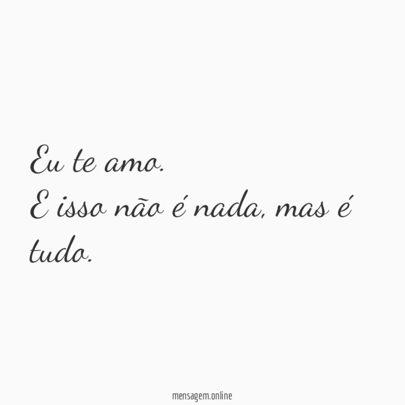 Eu te amo